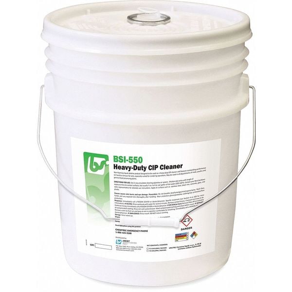 Best Sanitizers Heavy-Duty CIP Cleaner, All-Purpose Cleaner, 5 gal, Unscented - BSI5502