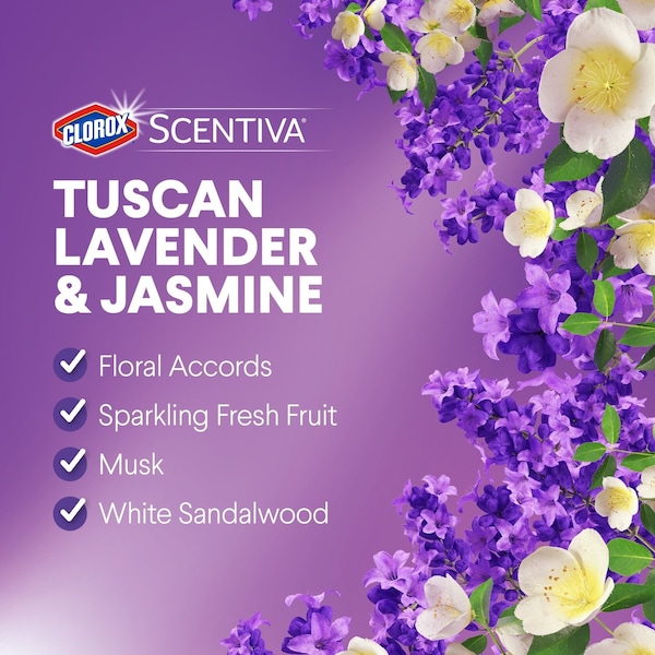 Clorox Clorox Scentiva Jasmine/Lavender Scent Deodorizing Multi-Purpose Cleaner Liquid 32 oz - 31387