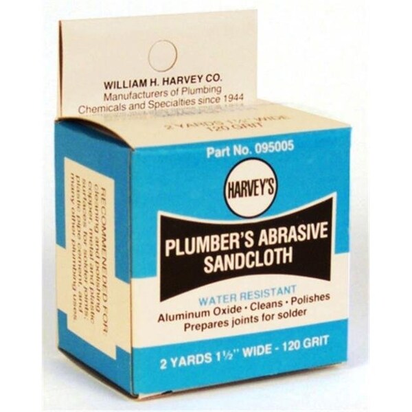 Wm Harvey Co Wm Harvey Co 1-.50in. x 10 Yards E-Z Clean Abrasive Sandcloth  095105 - 95105