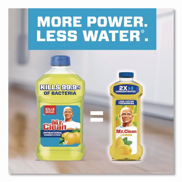 Mr. Clean Multi-Surface Antibacterial Cleaner, Lemon Scent, 23 oz Bottle, 6PK - 80375756
