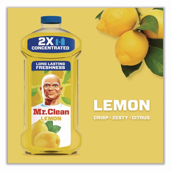 Mr. Clean Multi-Surface Antibacterial Cleaner, Lemon Scent, 23 oz Bottle, 6PK - 80375756