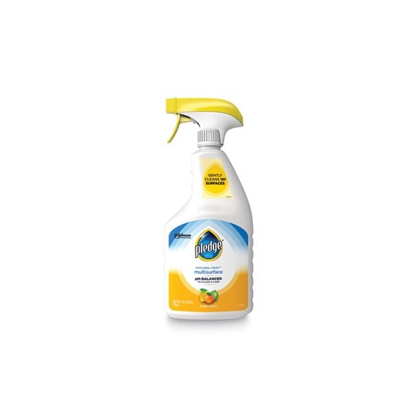 Uss Pledge®, Everyday Clean Multisurface Cleaner, Clean Citrus, 25 oz Trigger Spray Bottle, 6PK - 336283