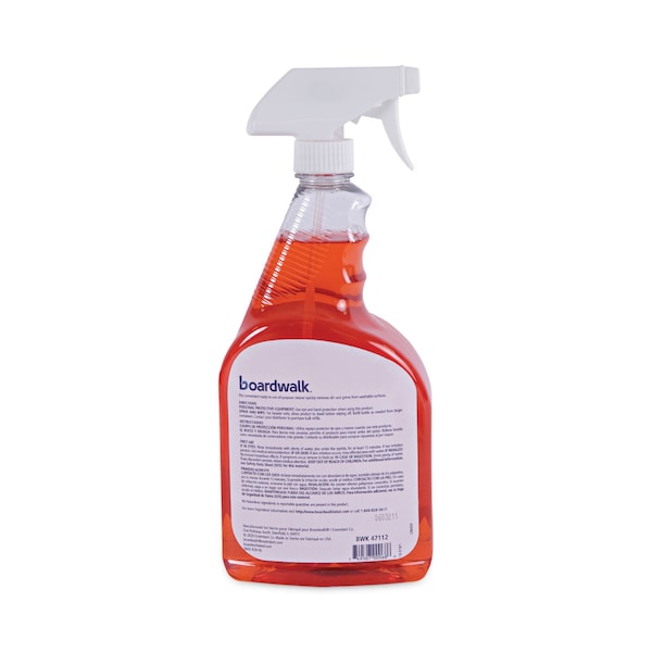 Boardwalk Natural All Purpose Cleaner, Spray Bottle, Unscented, 12 PK - 37112