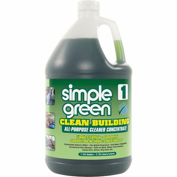 Simple Green Clean Building All-Purpose Cleaner Concentrate, 1 gal, 2PK - 11001