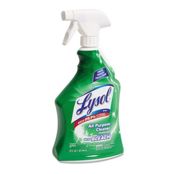 Lysol Reckitt Benckiser 78914 All-Purpose Cleaner with Bleach; 32 oz Trigger Bottle - 78914