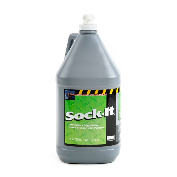 Henson Group Kutol Sock-It Heavy Duty w/pumice, 1 Gallon, Color Bright Green, 4PK - 1602