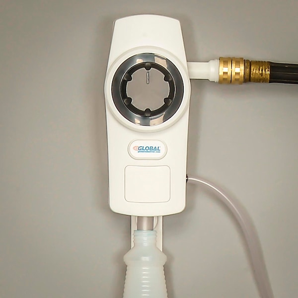 Global Industrial Universal Cleaning Chemical Dilution Dispenser, Low Flow, 1-Chemical - 670168