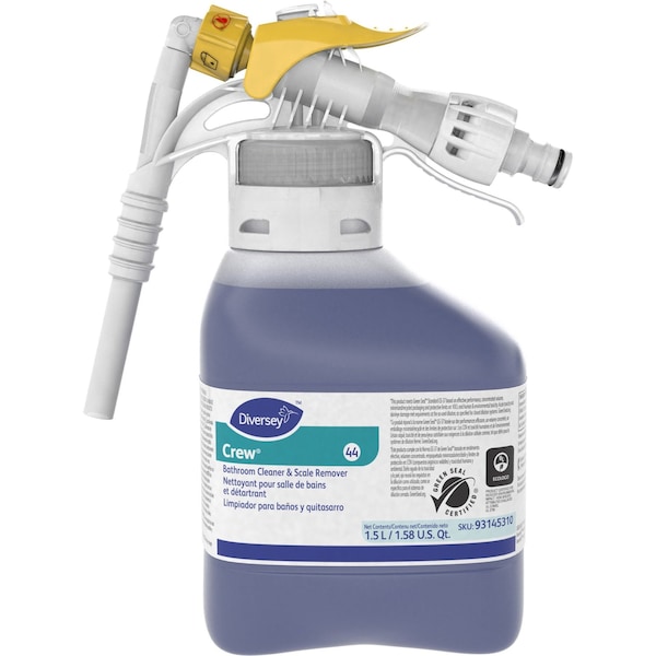 Diversey Bathroom Cleaner, 1.5L Hose End Connection Bottle, 2 PK - 93145310