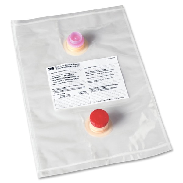 3M Reusable Pouches, 1 Gal, For 6XU16, PK5 - 55440