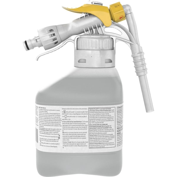 Diversey Cleaner and Disinfectant Concentrate, 2L Hose End Connection Bottle, characteristic, 2 PK - 4963357
