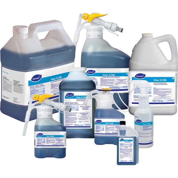Diversey Cleaner and Disinfectant Concentrate, 5L Hose End Connection Bottle - 3062768