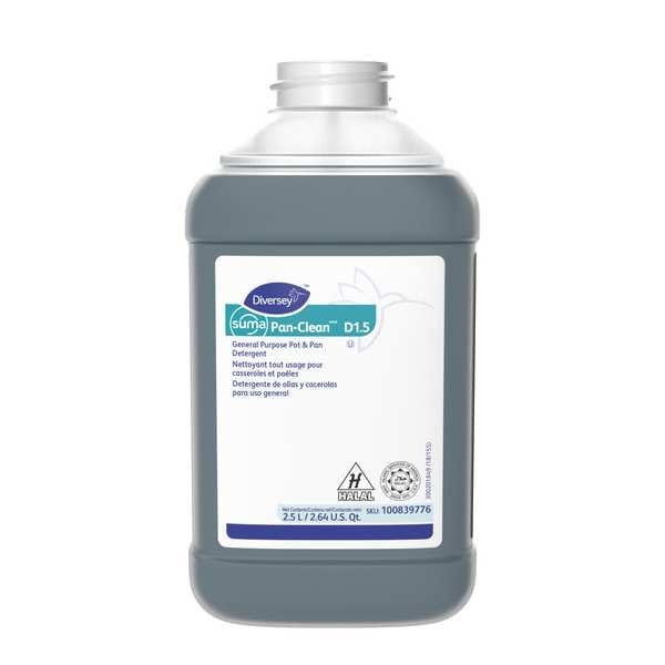 Diversey Food Service Degreaser, 2.5L Bottle, Liquid, Blue, 2 PK - 100839776