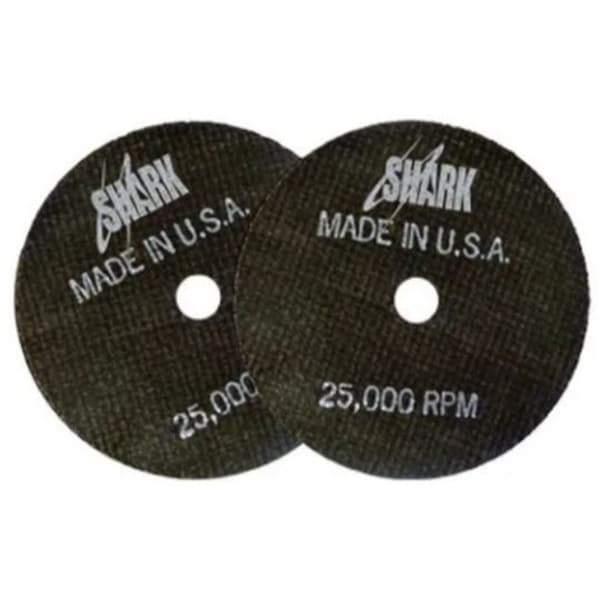 Rueda de corte Shark Industries Platinum Sure Life de 3" x 1/16" x 3/8 - 25SL-10