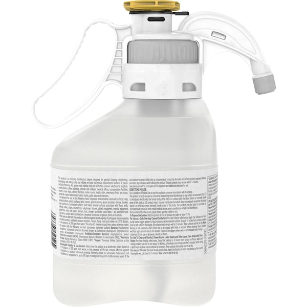 Diversey Cleaner and Disinfectant Concentrate, 1.4L Portion Measuring Bottle - 5019296