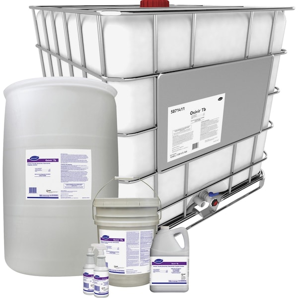 Diversey Cleaner and Disinfectant Concentrate, 1.4L Portion Measuring Bottle - 5019296