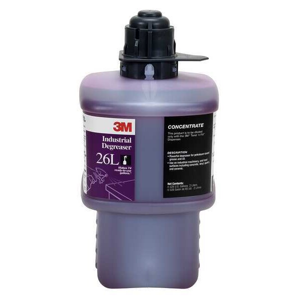 3M Industrial Degreaser, 2L Bottle - 26L