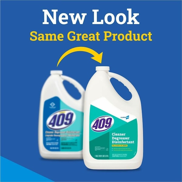 Formula 409 Cleaner/Degreaser Disinfectant, 1 Gal Jug, Liquid, Clear, 4 PK - 35300