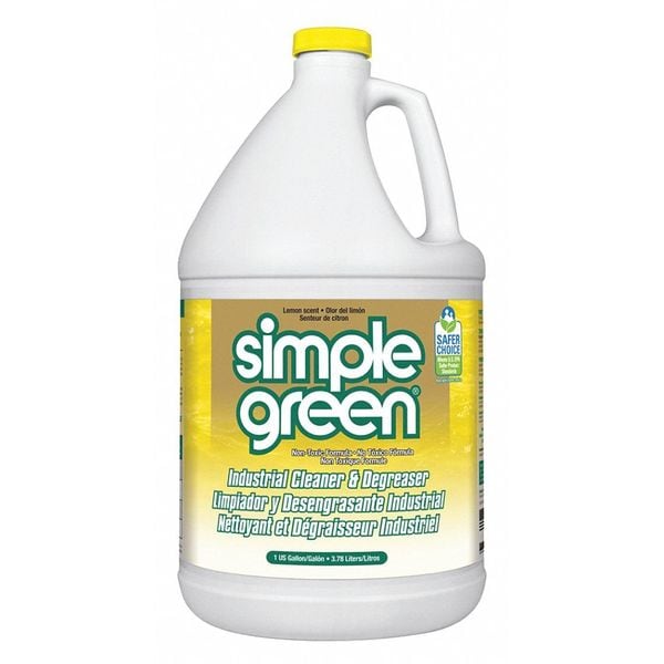 Simple Green Cleaner/Degreaser, 1 Gal Jug, Liquid, Yellow - 3010200614010