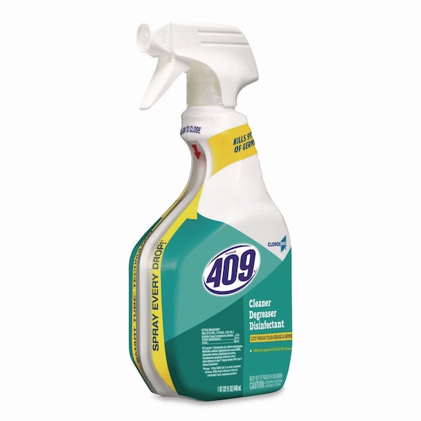 Formula 409 Cleaner/Degreaser Disinfectant, 32 Oz Trigger Spray Bottle, Liquid, Clear - 35306