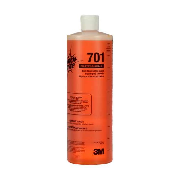Scotch-Brite Griddle Cleaner And Degreaser, 1 Qt Bottle, Liquid, Orange - 701