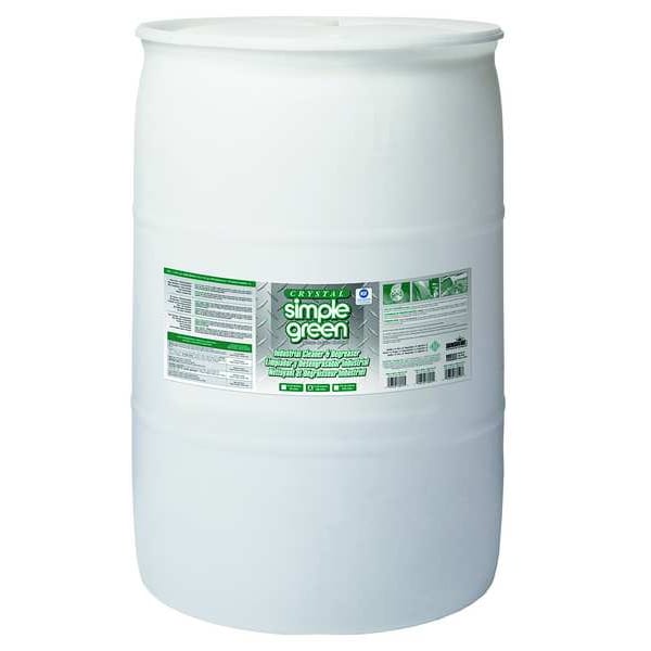 Simple Green Cleaner/Degreaser, 55 Gal Drum, Liquid, Clear Colorless - 0600000119055