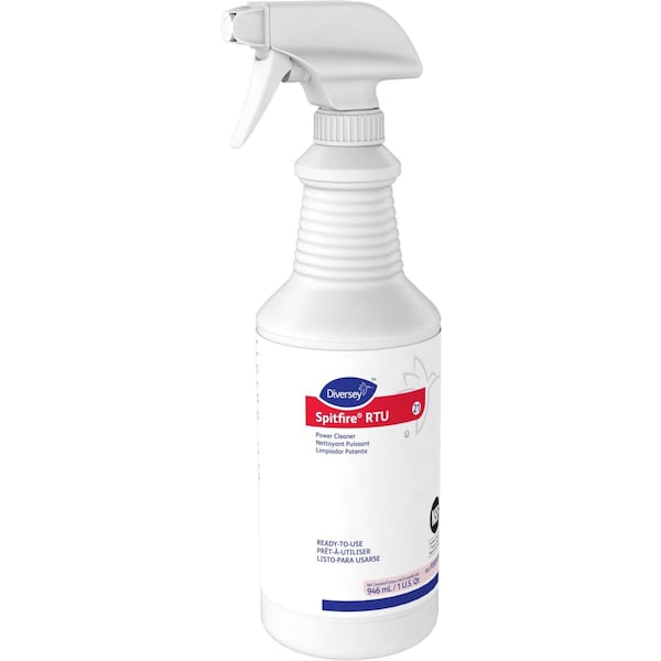 Diversey Cleaner/Degreaser, 32 Oz Trigger Spray Bottle, Liquid, Red, 12 PK - 95891789