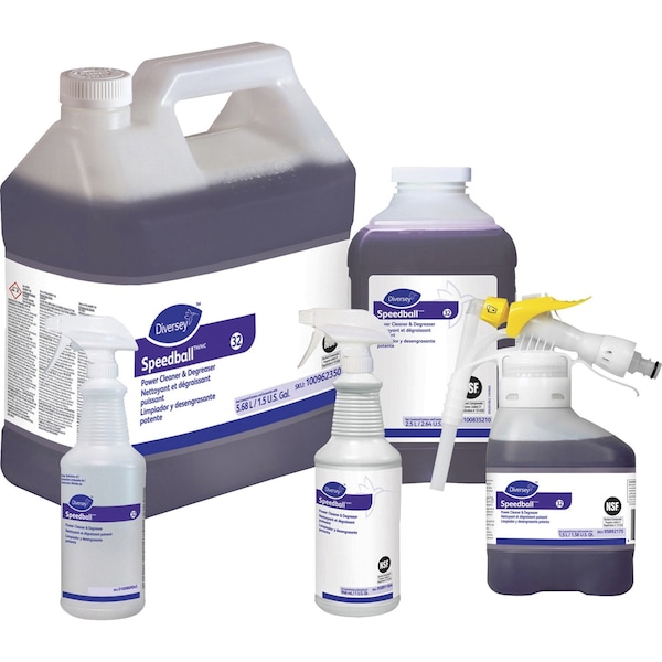 Diversey Heavy Duty Cleaner Degreaser Concentrate, 50.7 oz. Hose End Connection Bottle, 2 PK - 95892175