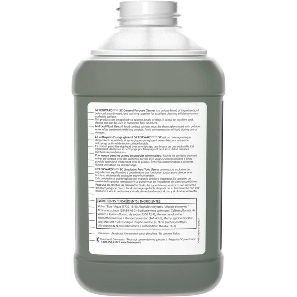 Diversey General Purpose Cleaner, 2.5L Bottle, 2 PK - 101109738