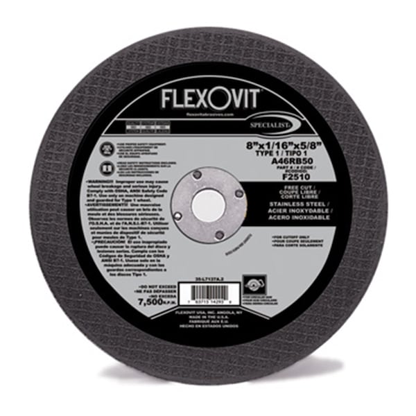 Flexovit RUEDA DE DESBASTE REFORZADA ESPECIALISTA EN CORTE - F2510