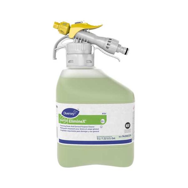 Diversey Foaming Drain Maintainer Concentrate, 5L Hose End Connection Bottle - 94266324