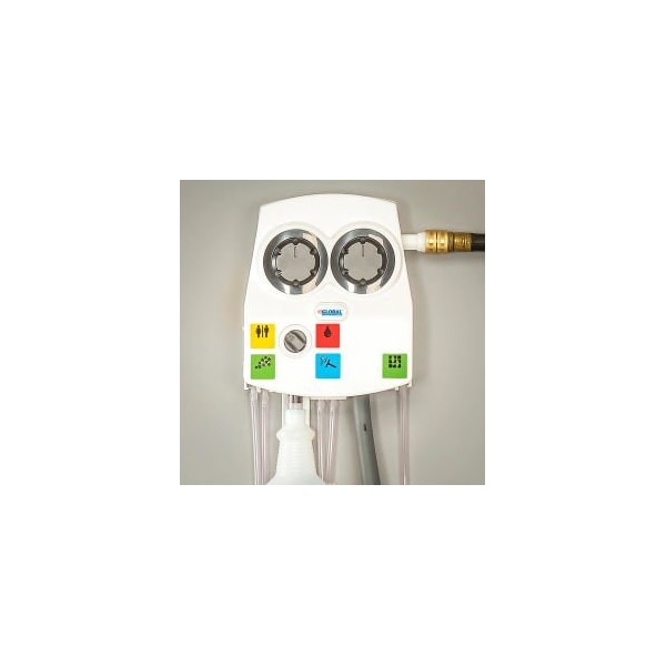 Brightwell Dispensers GEC Universal Cleaning Chemical Dilution Dispenser, Dual Flow, 5-Chemical - DXC4L1H-WK/U9