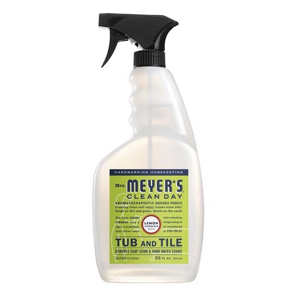 Mrs. Meyers Clean Day Mrs. Meyer's Clean Day Lemon Verbena Scent Tub and Tile Cleaner 33 oz Trigger Spray Bottle - 12168
