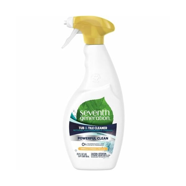 Seventh Generation Tub/Tile Natural Cleaner, Emerald Cypress & Fir, 26oz - SEV44774