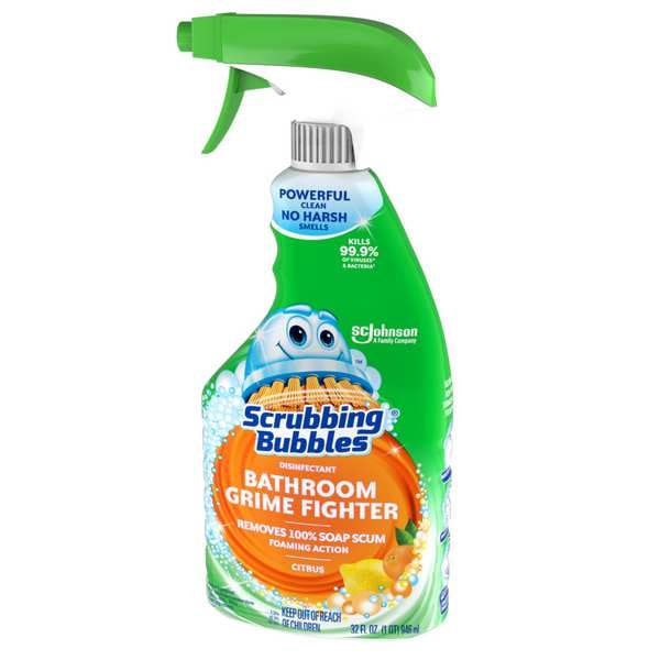 Scrubbing Bubbles Bathroom Cleaner, Spray Bottle, 32 oz., PK8 - 306111