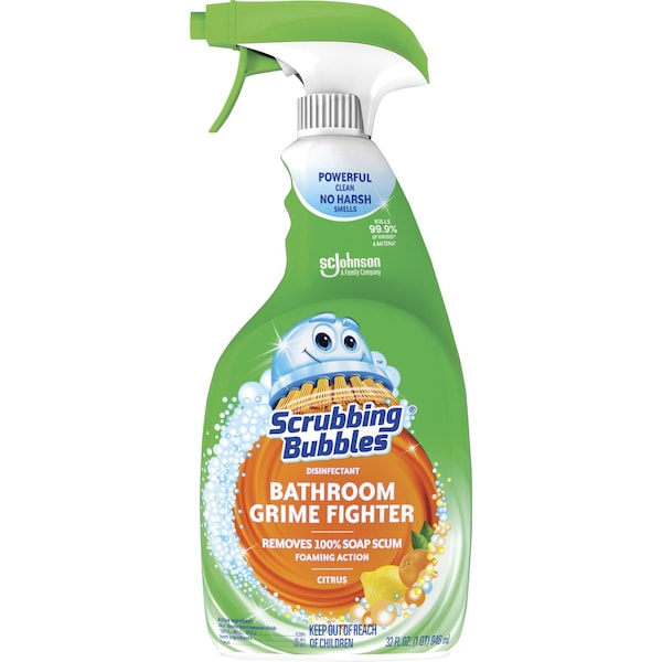 Scrubbing Bubbles Bathroom Cleaner, Spray Bottle, 32 oz., PK8 - 306111
