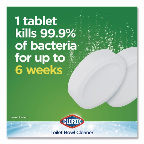 Clorox Automatic Toilet Bowl Cleaner, 3.5 oz Tablet, PK2 - CLO 30024PK