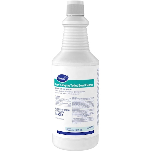 Diversey Toilet Bowl Cleaner, 32 oz., Floral, Green - 04578