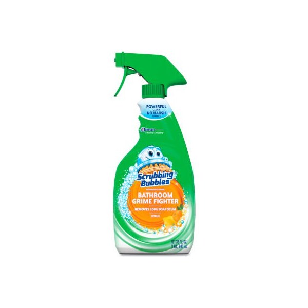 Sc Johnson Scrubbing Bubbles Multi Surface Bathroom Cleaner, Citrus Scent, 32 Oz. Spray Bottle, 8/Carton - 306111