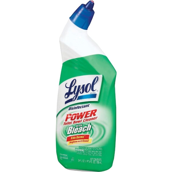 Lysol 24 Oz. Toilet Bowl Cleaner with Bleach - 75055