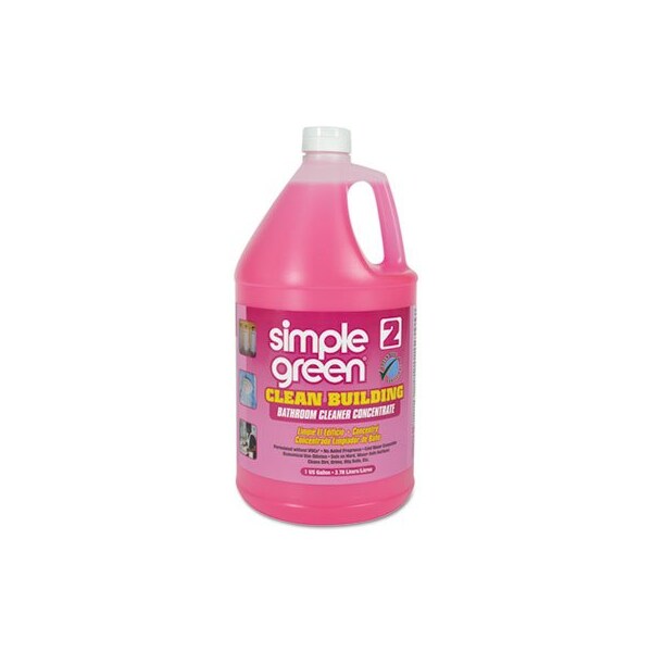 Sunshine Makers SimplGreen, Clean Building Bathroom Cleaner Concentrate, Unscented, 1gal Bottle - 11101