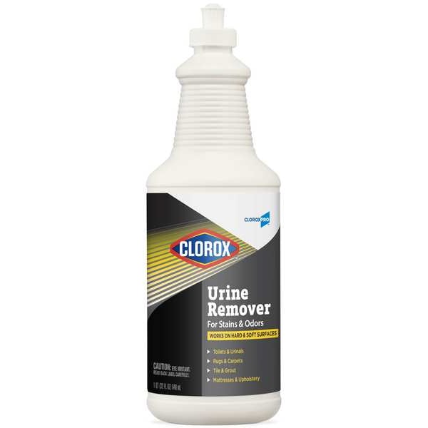 Clorox Urine Remover, 32 oz. Bottle, Unscented, Clear - 31415