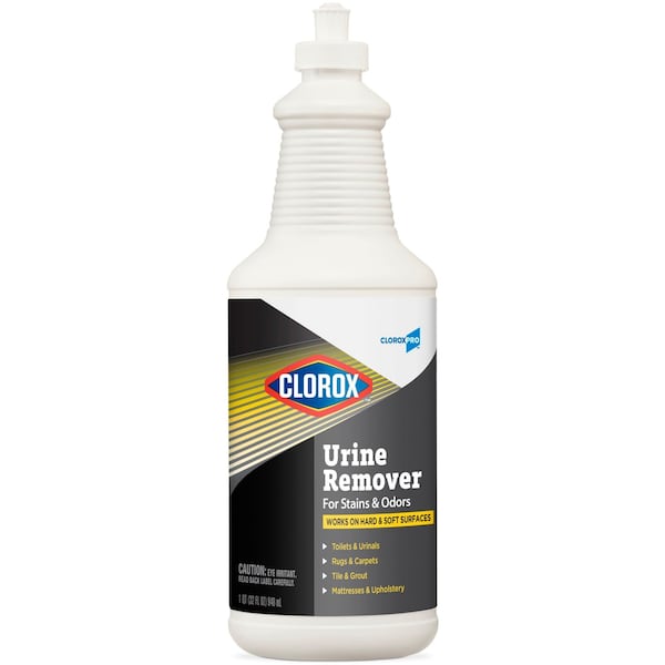 Clorox Urine Remover, 32 oz. Bottle, Unscented, Clear - 31415