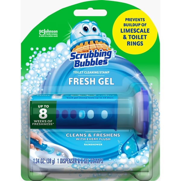 Scrubbing Bubbles Scrubbing Bubbles Rainshower Scent Continuous Toilet Cleaning System 1.34 oz Gel - 71381
