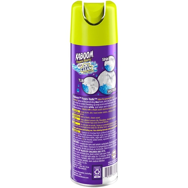 Kaboom Kaboom OxiClean Fresh Clean Scent Bathroom Cleaner 19 oz Foam - 35270