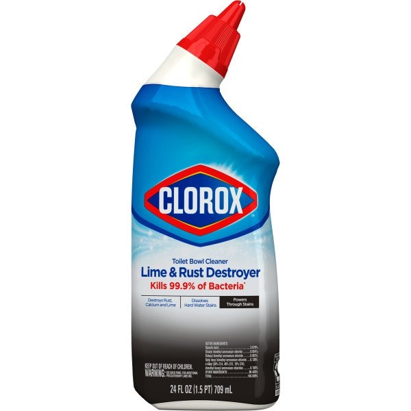 Clorox Toilet Bowl Cleaner w/o Bleach 24 oz. Tough Stain Remover, 12PK - 275