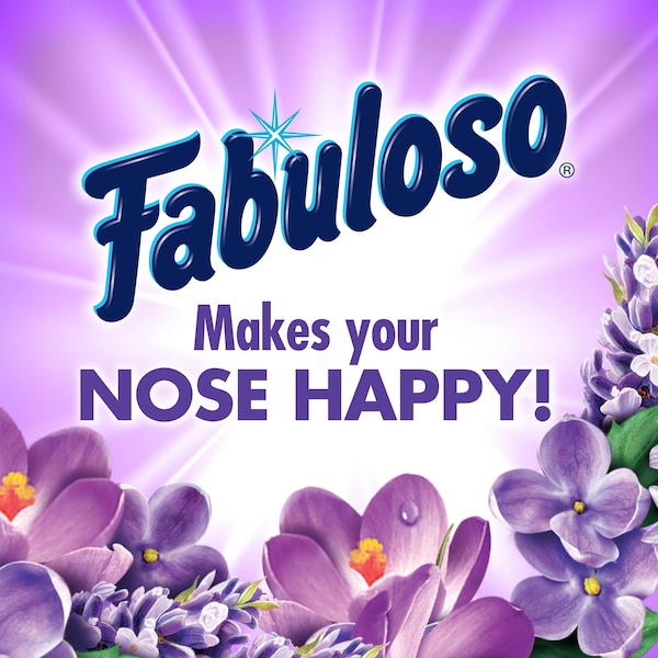 Fabuloso 1 gal Bottle All Purpose Cleaner, Concentrated, Lavender, 4 PK - 153058