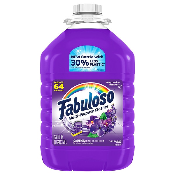 Fabuloso 1 gal Bottle All Purpose Cleaner, Concentrated, Lavender, 4 PK - 153058