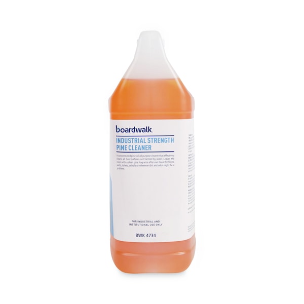 Boardwalk Industrial Strength Cleaner, Pine Scent, 1 gal Bottle - BWK4734EA