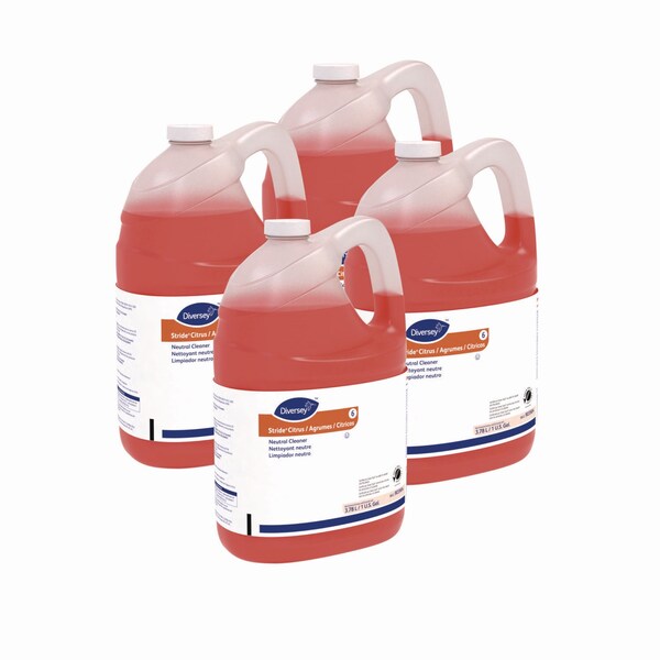Diversey Cleaners & Detergents, Bottle, Citrus, 4 PK - 903904