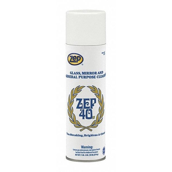 Zep Heavy-Duty Cleaner, Aerosol Can, 18 oz, Mint, 12 PK - 322901